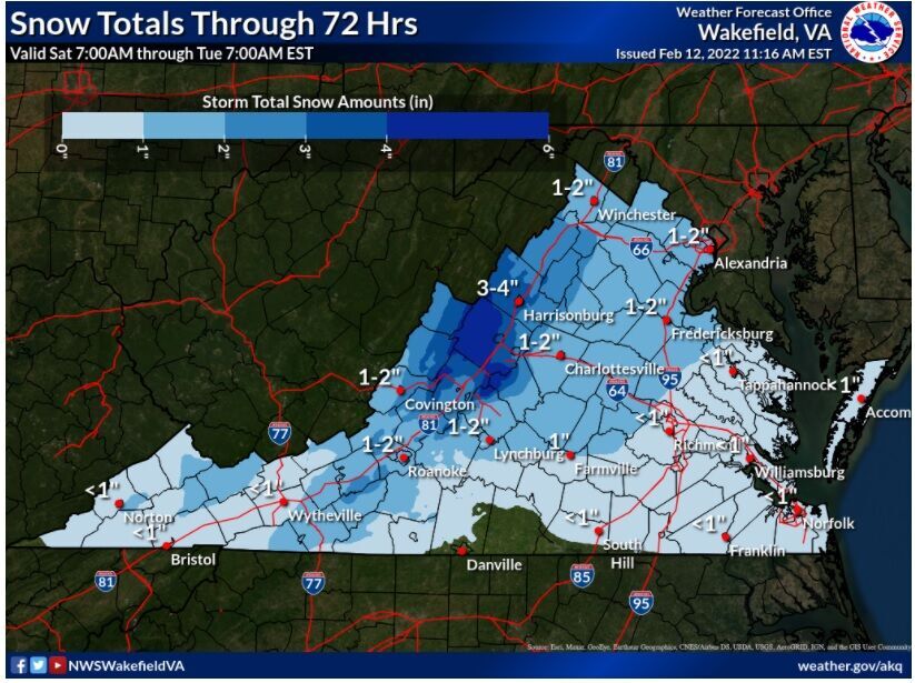 State Snow Forecast
